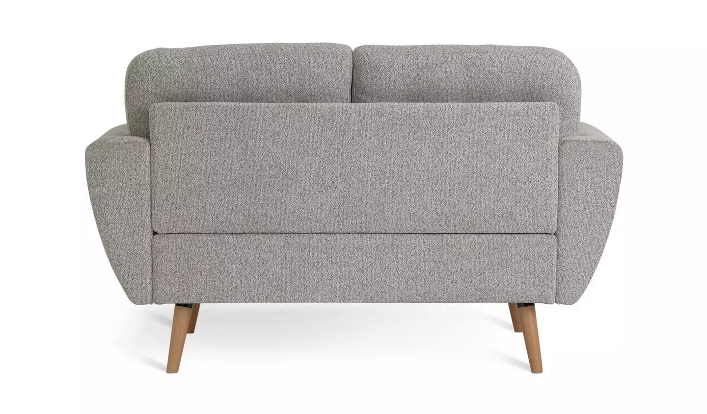 Assembled Habitat Finney Fabric 2 Seater Sofa - Grey